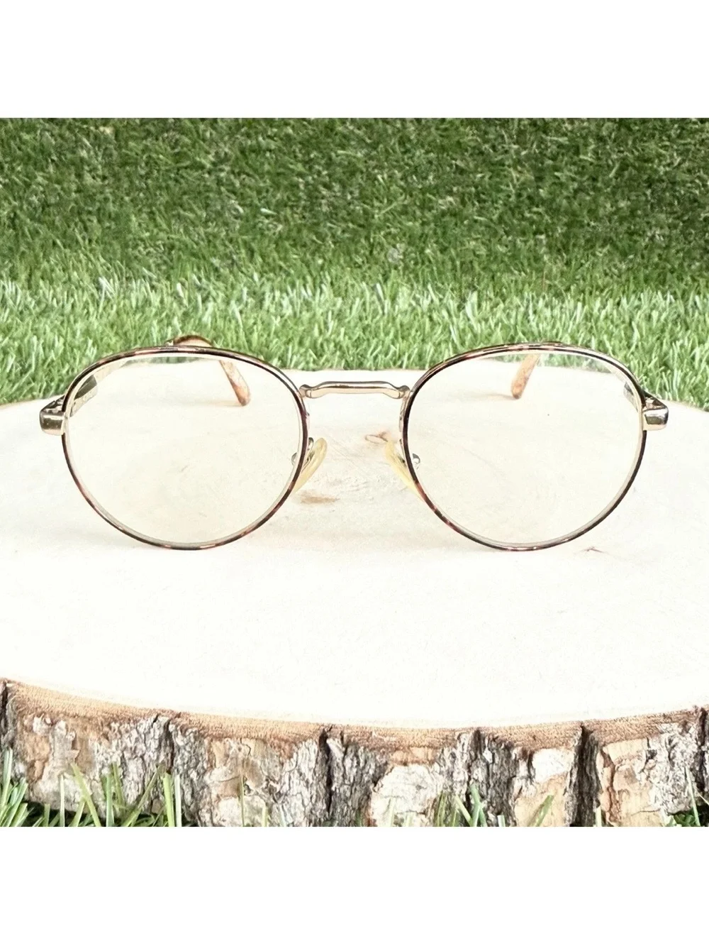 Vintage POLO RALPH LAUREN Eyeglasses Frames PREP 80 Gold Red Tortoise  47-16-130